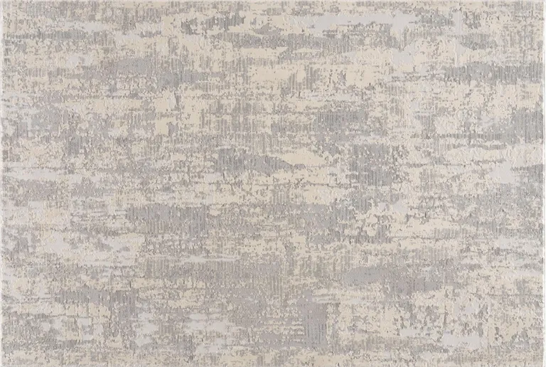 Gray Metro Modern Abstract Area Rug Photo 1
