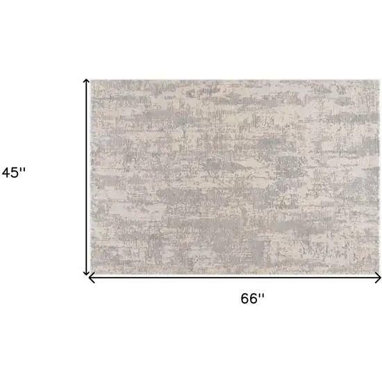 Gray Metro Modern Abstract Area Rug Photo 6