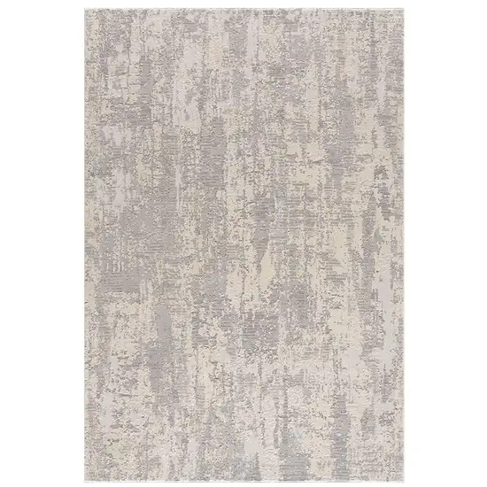 Grey Abstract Area Rug Photo 2