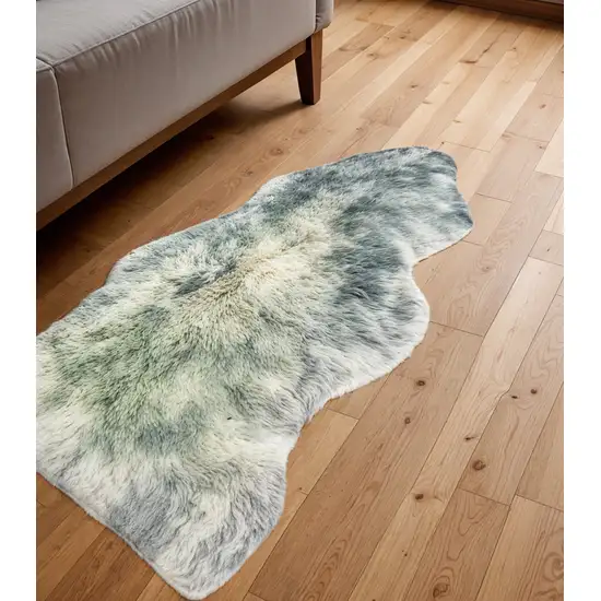 Gray Shag Area Rug Photo 1