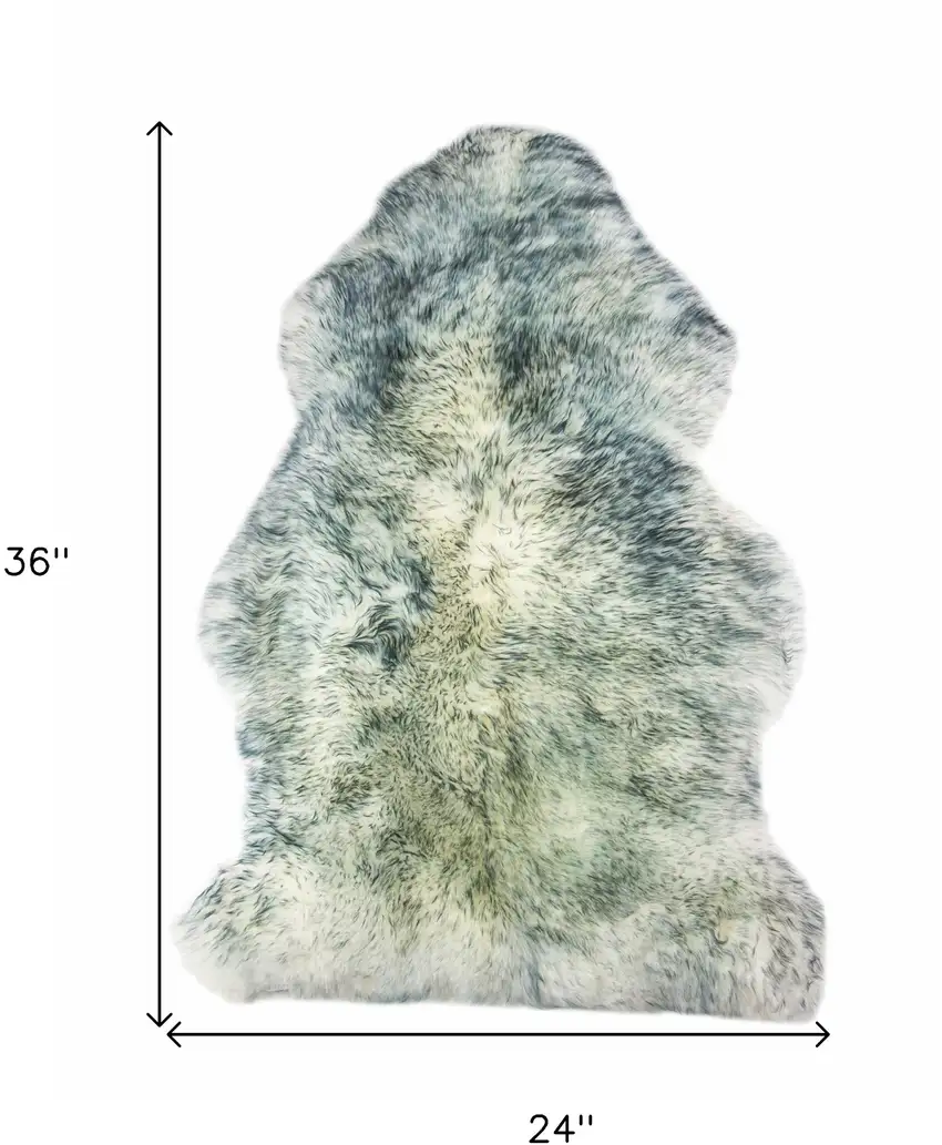 Gray Mist New Zealand Natural Sheepskin Rug Photo 8