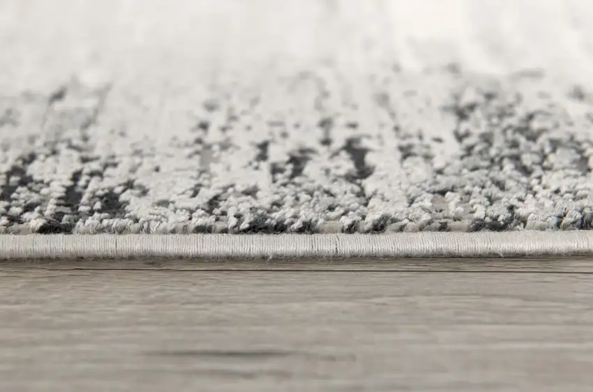 Gray Mod Distressed Strokes Area Rug Photo 3