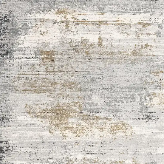 Gray Mod Distressed Strokes Area Rug Photo 4