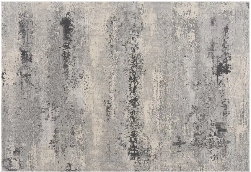 Gray Modern Abstract Area Rug Photo 1
