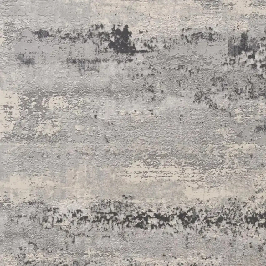 Gray Modern Abstract Area Rug Photo 4
