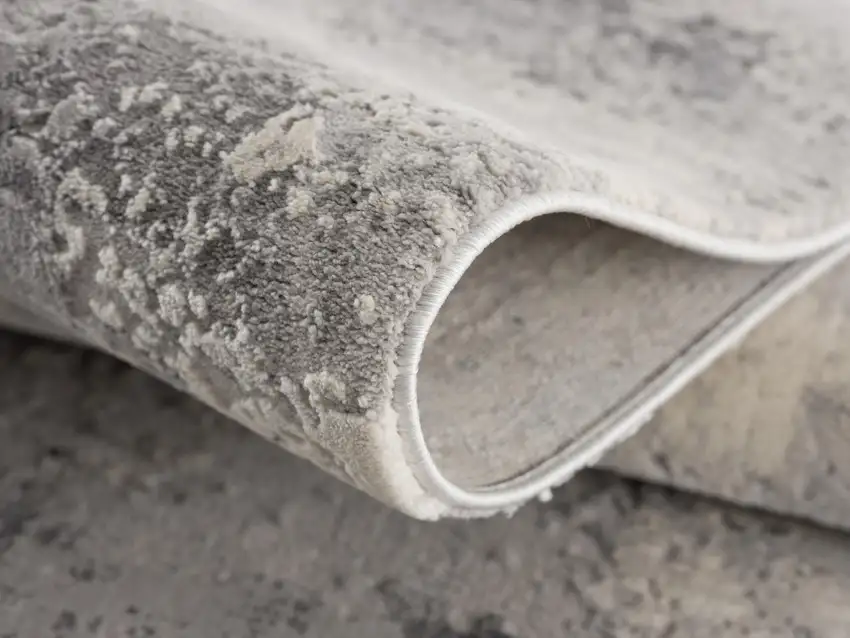 Gray Modern Abstract Area Rug Photo 7
