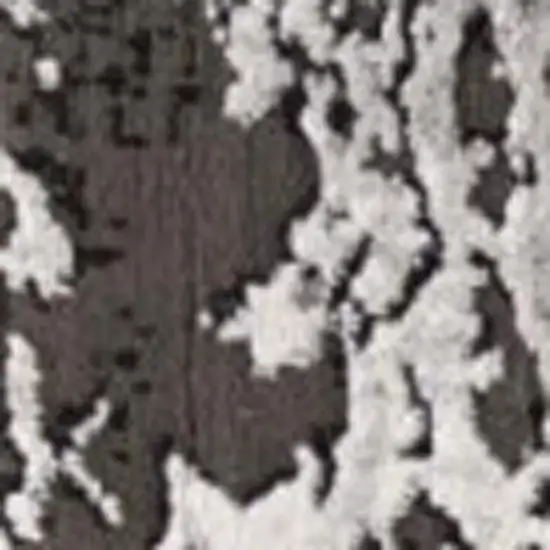 Gray Abstract Dhurrie Area Rug Photo 3