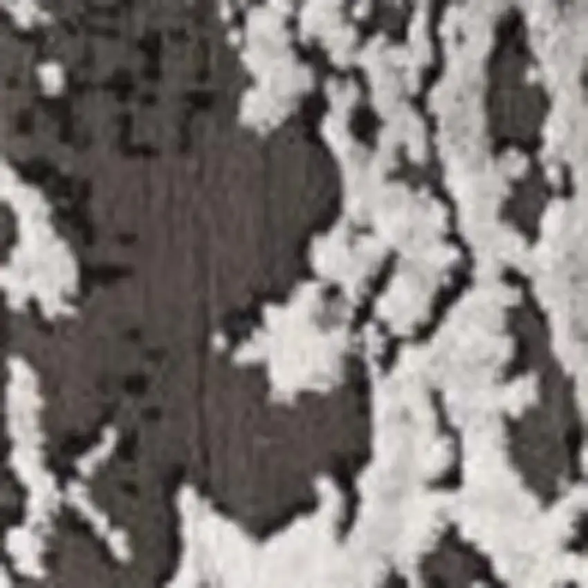 Gray Abstract Dhurrie Area Rug Photo 3