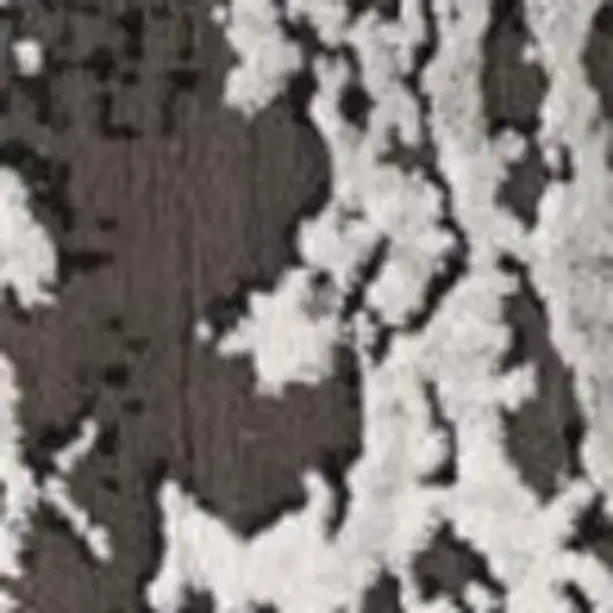 Gray Abstract Dhurrie Area Rug Photo 2