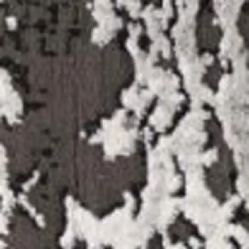 Gray Abstract Dhurrie Area Rug Photo 2