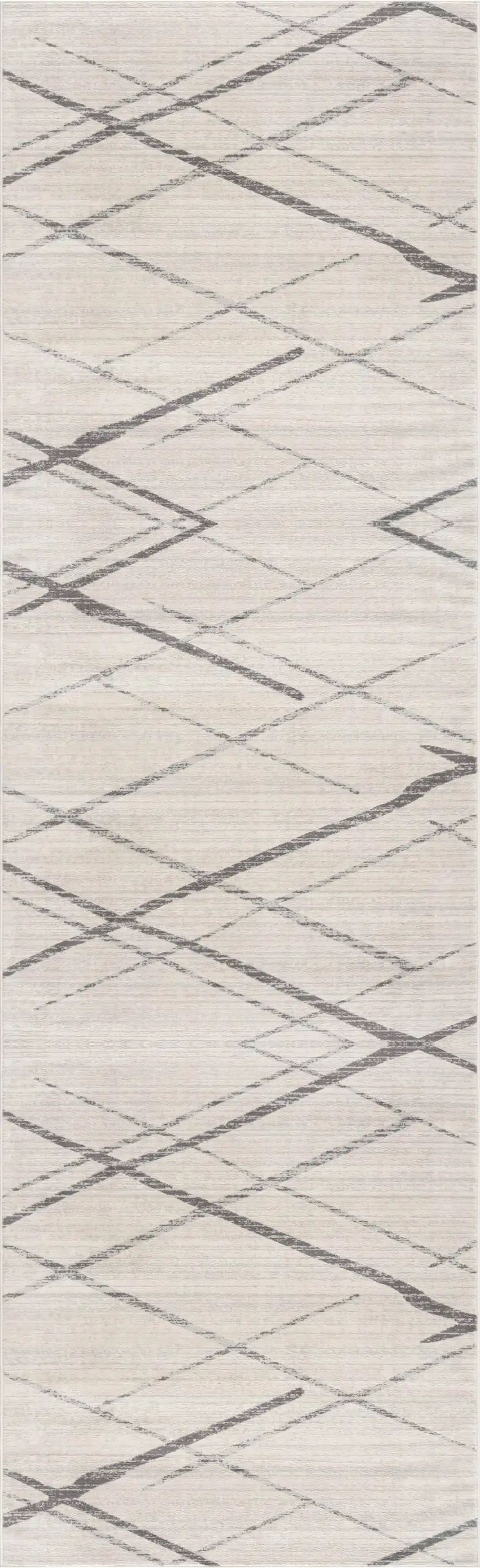 Gray Modern Abstract Pattern Area Rug Photo 4
