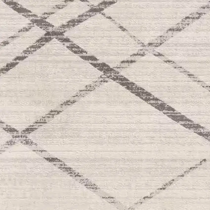 Gray Geometric Dhurrie Area Rug Photo 4