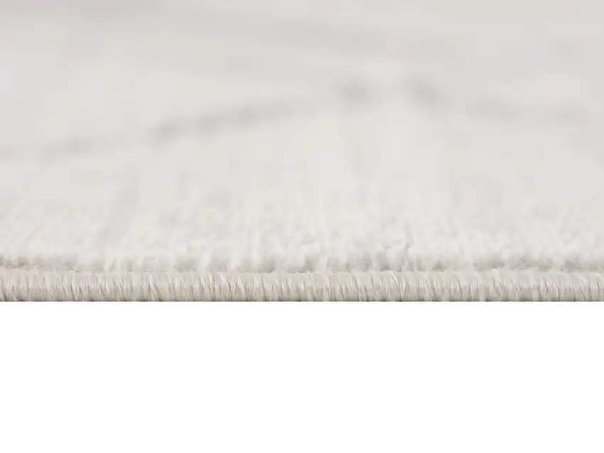 Gray and Ivory Geometric Area Rug Photo 6