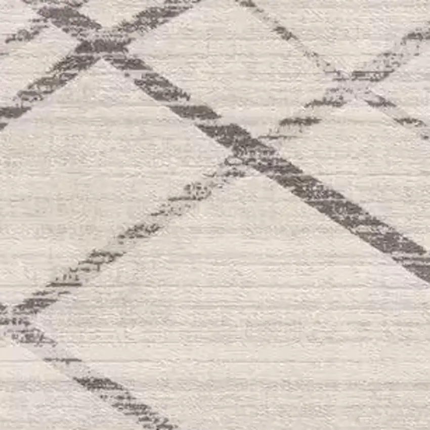 Gray Geometric Dhurrie Area Rug Photo 3