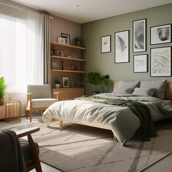 Gray and Ivory Geometric Area Rug Photo 6