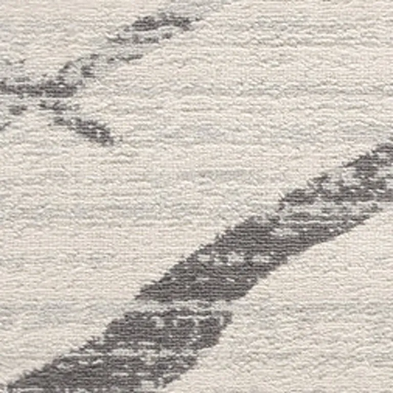 Gray Modern Abstract Pattern Area Rug Photo 4