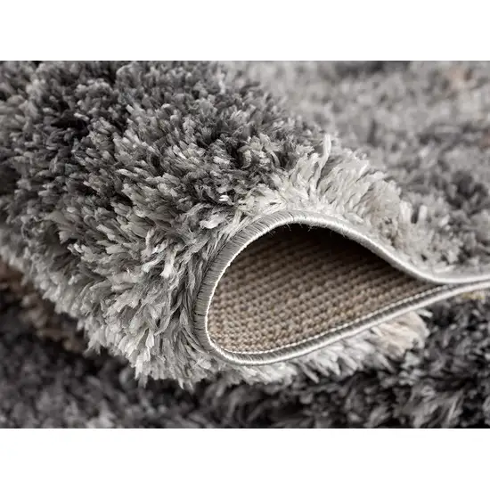 Gray Modern Distressed Lines Area Rug Photo 8
