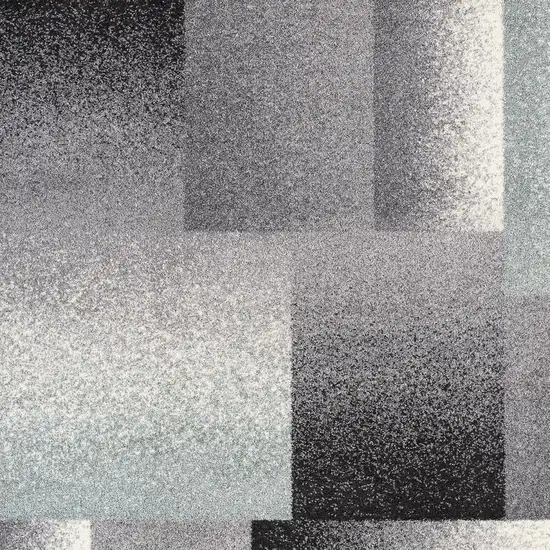 5' X 8' Gray Modern Geometric Area Rug Photo 4