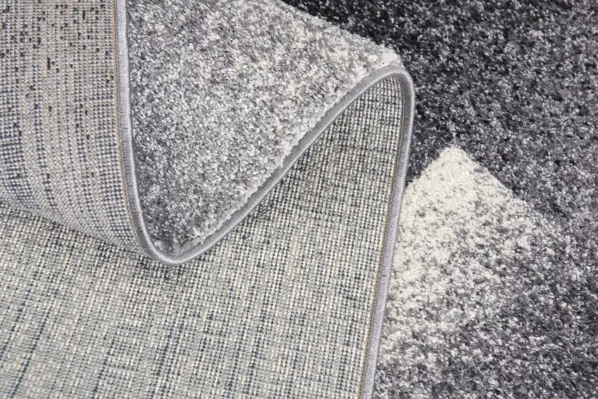 Gray Modern Geometric Area Rug Photo 7