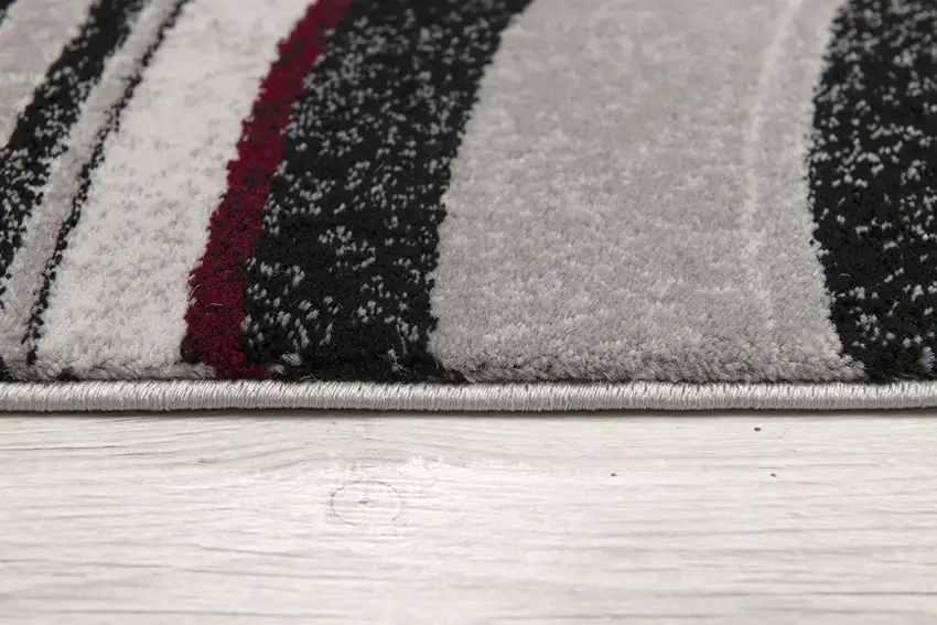 Gray Modern Geometric Area Rug Photo 6
