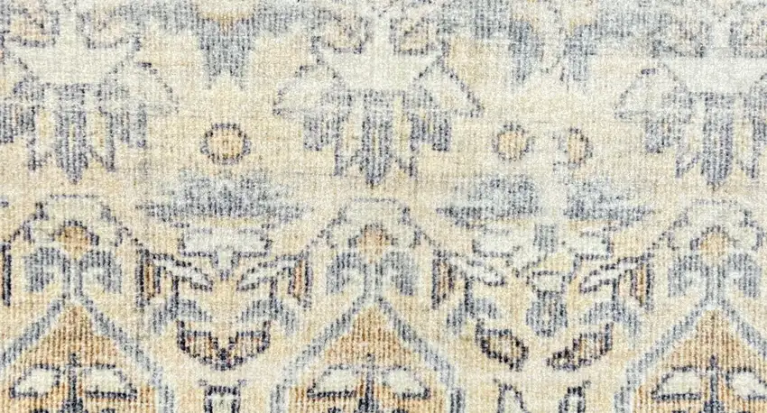 Gray Moroccan Area Rug With UV Protection Photo 2