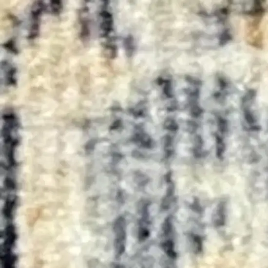 Gray Moroccan Area Rug With UV Protection Photo 3