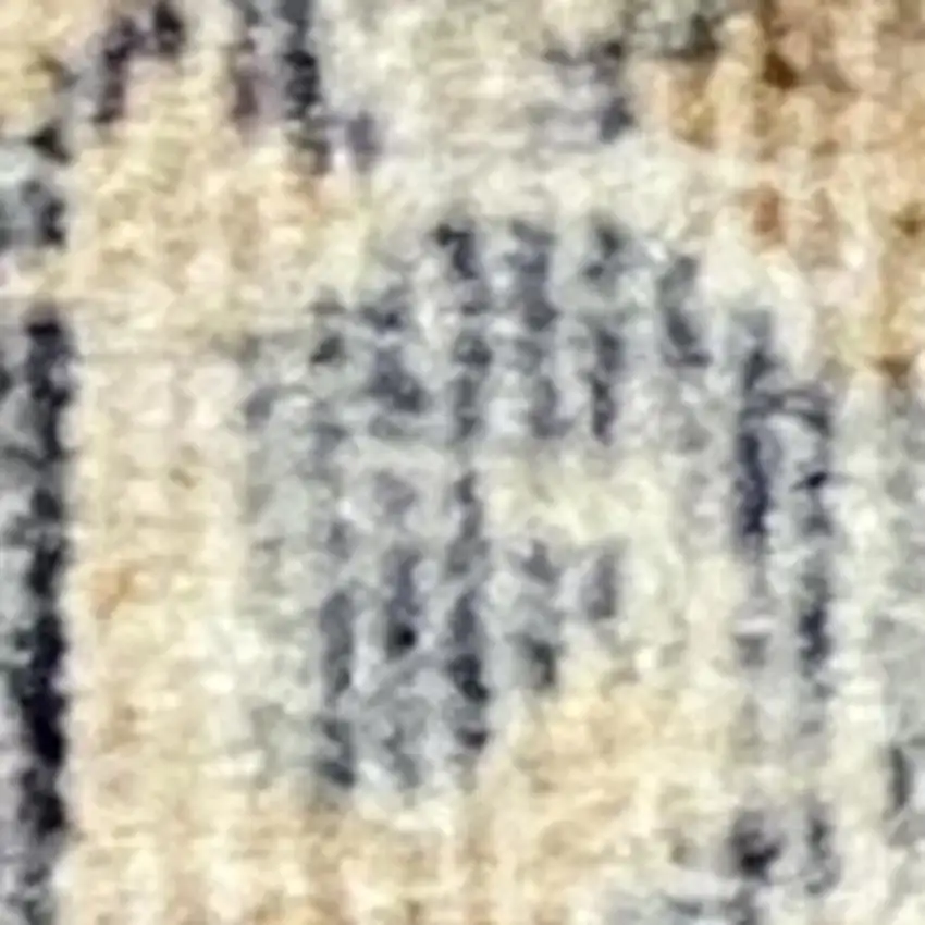 Gray Moroccan Area Rug With UV Protection Photo 4