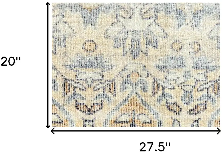 Gray Moroccan Machine Tufted Area Rug With UV Protection Photo 5