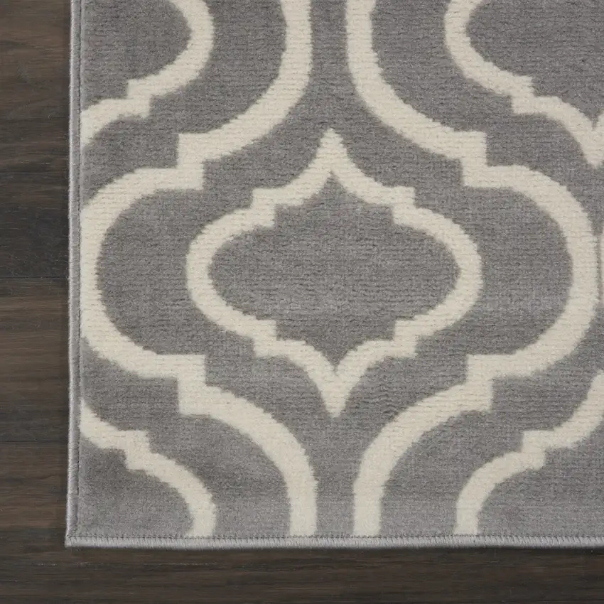 Gray Moroccan Power Loom Area Rug Photo 7