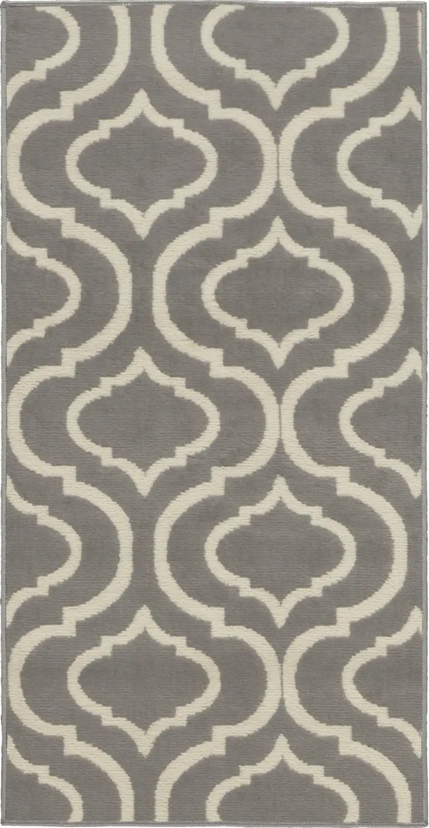 Gray Moroccan Power Loom Area Rug Photo 1