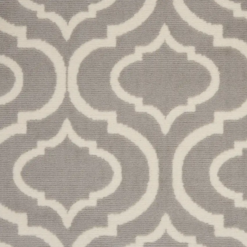 Gray Moroccan Power Loom Area Rug Photo 4
