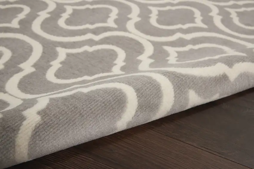 Gray Moroccan Power Loom Area Rug Photo 9