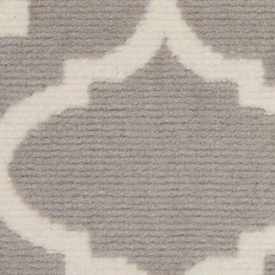 Gray Moroccan Power Loom Area Rug Photo 1
