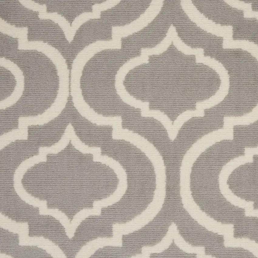 Gray Moroccan Power Loom Area Rug Photo 8