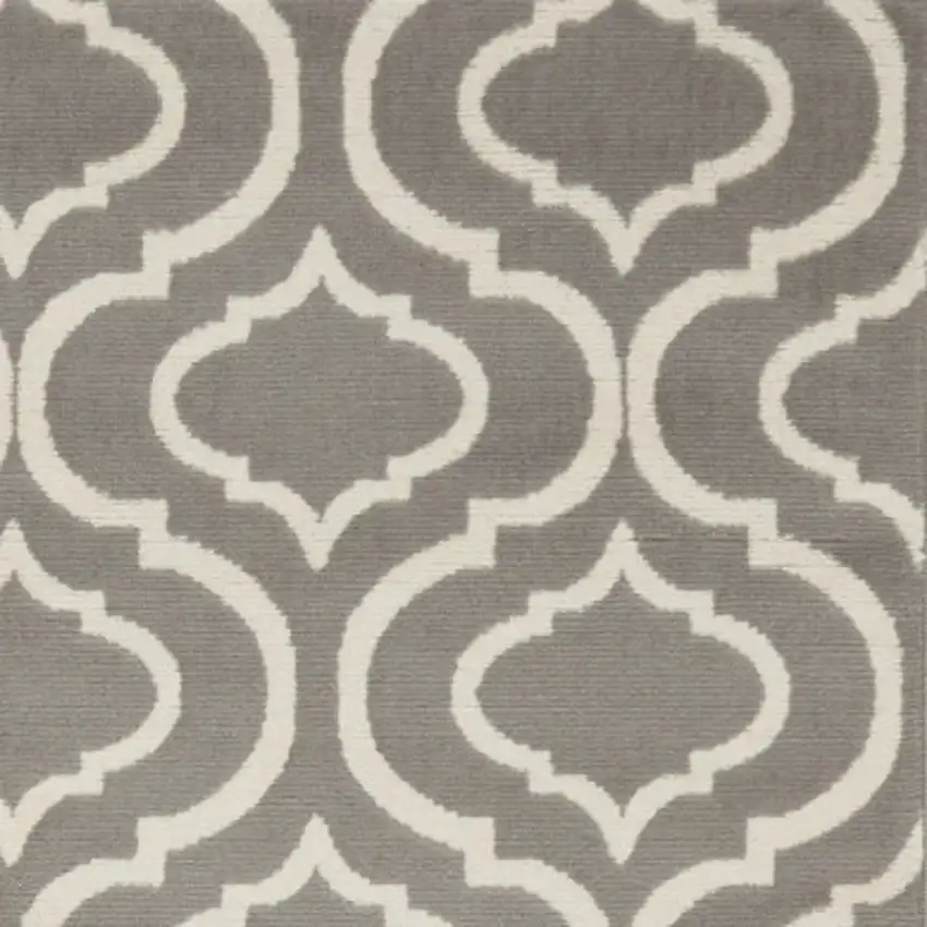 Gray Moroccan Power Loom Area Rug Photo 4