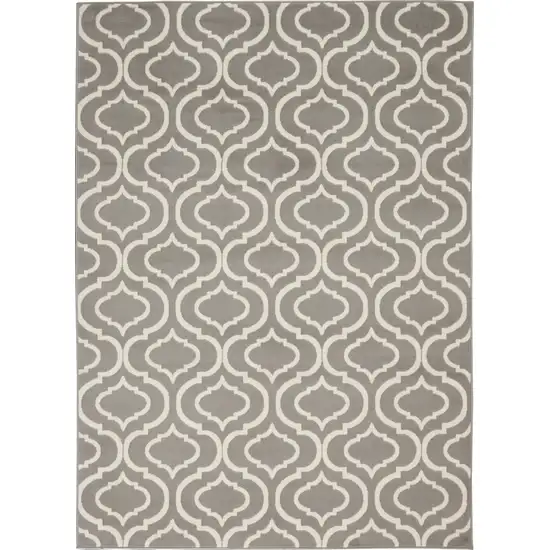 Gray Moroccan Power Loom Area Rug Photo 2