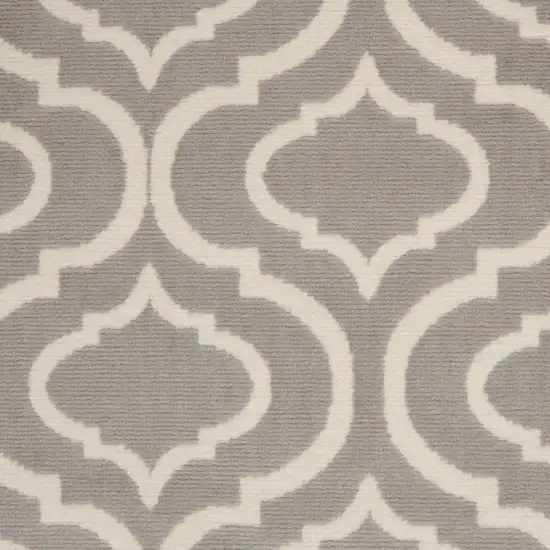 Gray Moroccan Power Loom Area Rug Photo 4