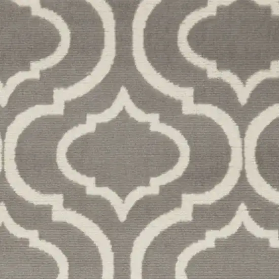 Gray Moroccan Power Loom Area Rug Photo 3