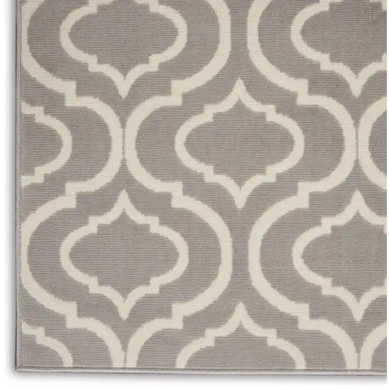 Gray Moroccan Power Loom Area Rug Photo 9