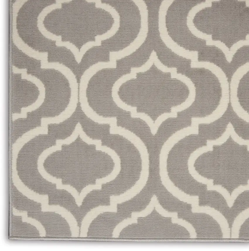 Gray Moroccan Power Loom Area Rug Photo 9