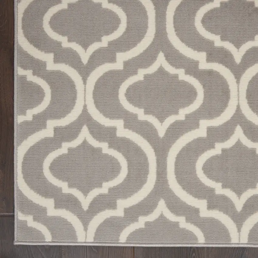 Gray Moroccan Power Loom Area Rug Photo 7