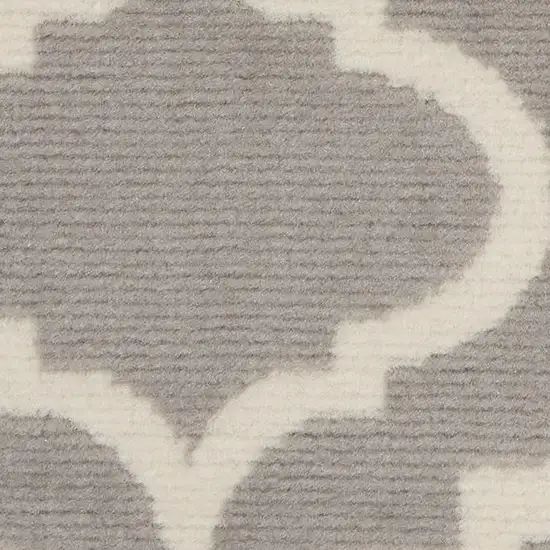 Gray Moroccan Power Loom Area Rug Photo 1