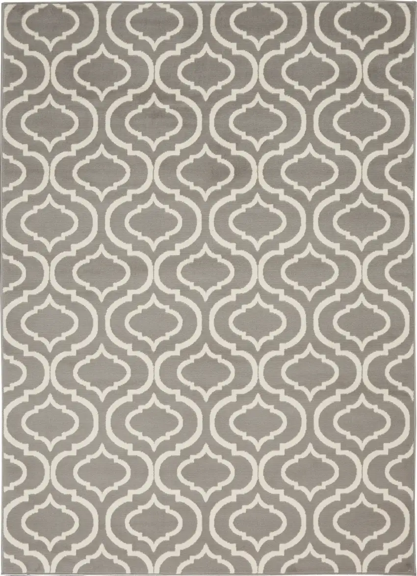 Gray Moroccan Power Loom Area Rug Photo 2