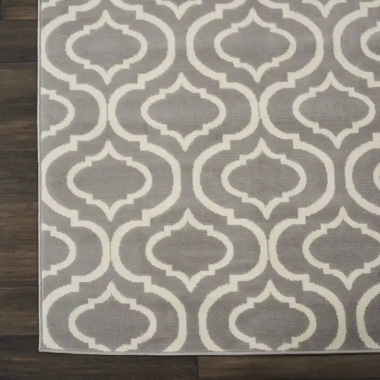 Gray Moroccan Power Loom Area Rug Photo 9