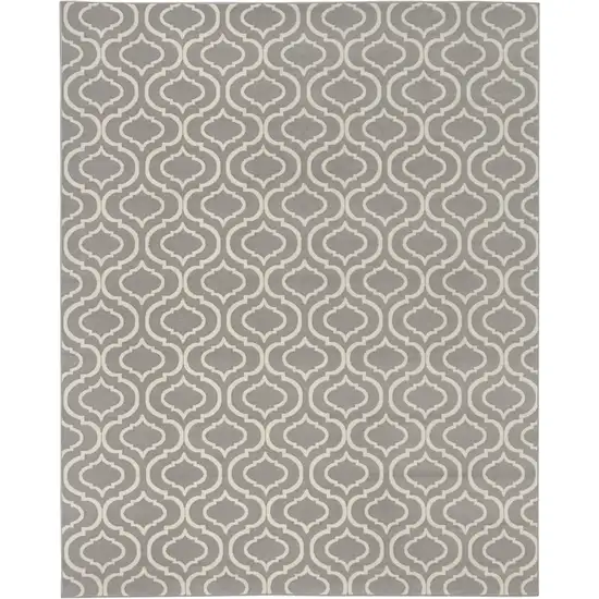 Gray Moroccan Power Loom Area Rug Photo 2