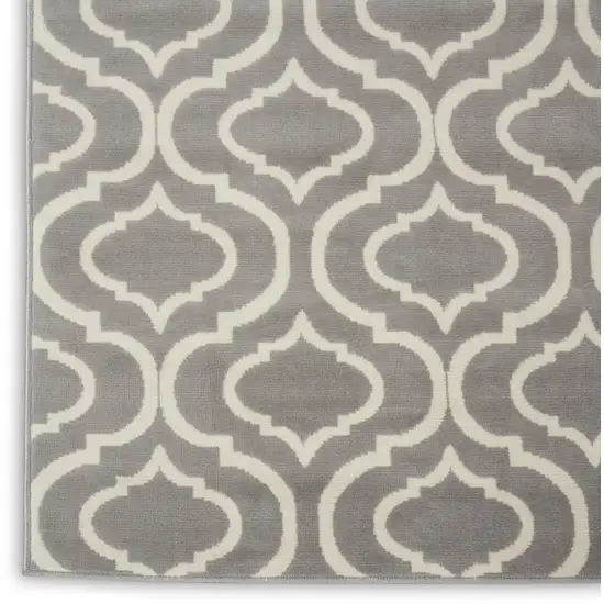 Gray Moroccan Power Loom Area Rug Photo 3
