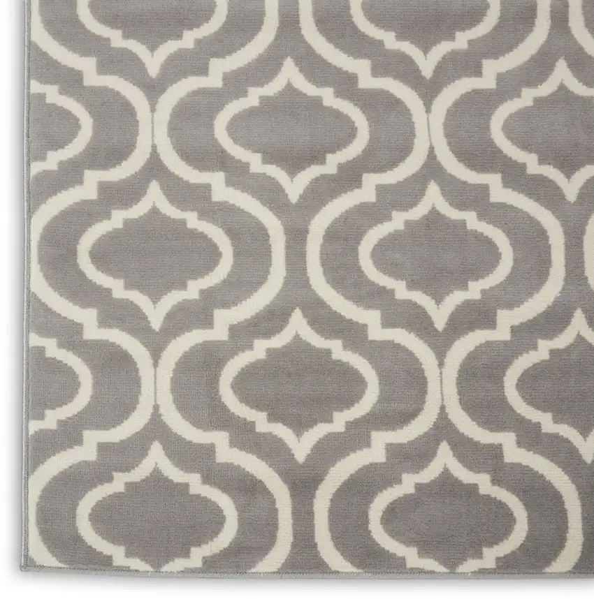Gray Moroccan Power Loom Area Rug Photo 3