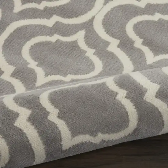 Gray Moroccan Power Loom Area Rug Photo 7