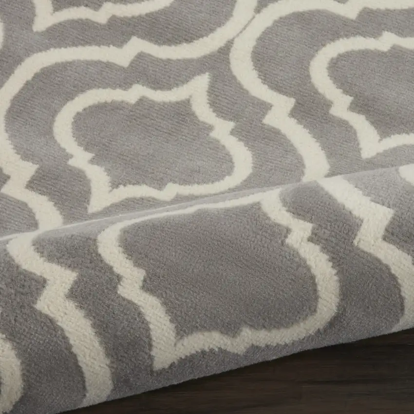 Gray Moroccan Power Loom Area Rug Photo 7