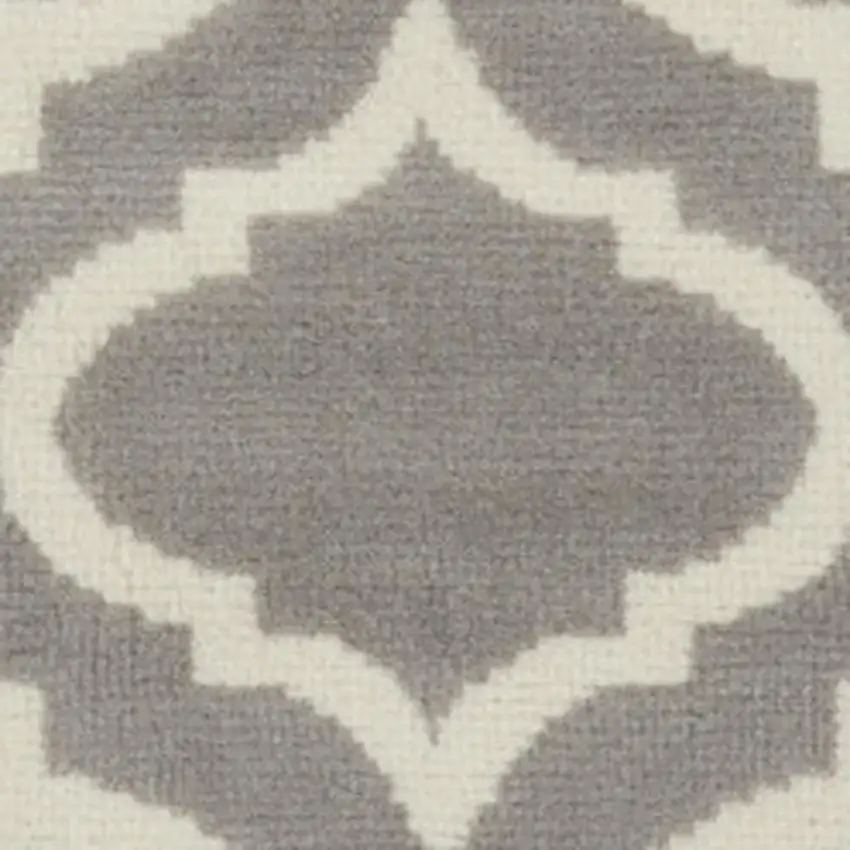 Gray Moroccan Power Loom Area Rug Photo 4